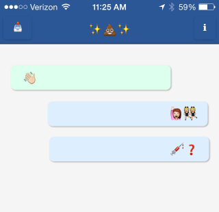 Illustration for article titled My Day on the Emoji-Only Social Network, Translated (I Think)